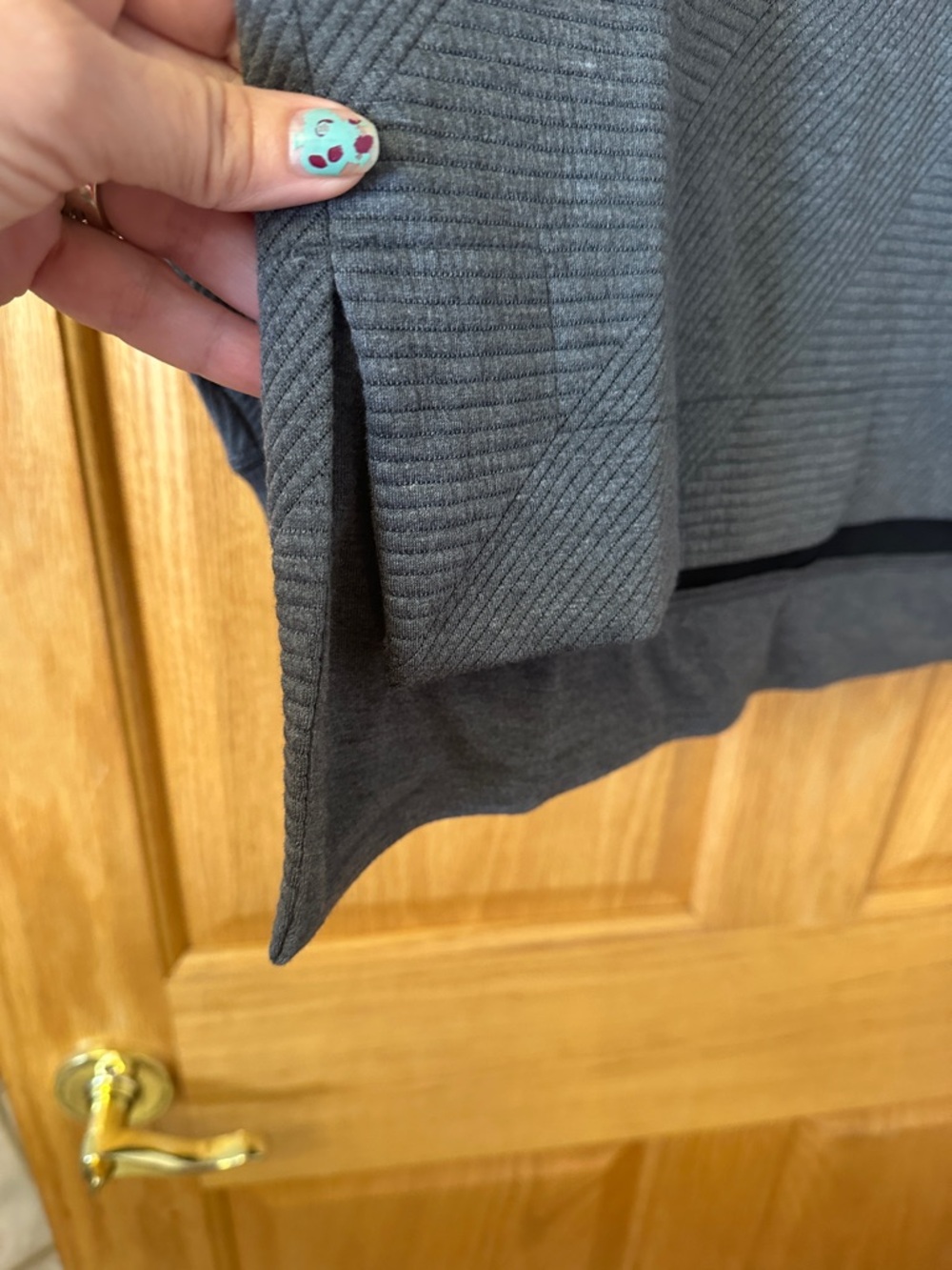 Balance Collection Charcoal Ribbed Pullover - Picture 6 of 10